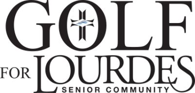 Golf for Lourdes Event Logo Trajan Pro Golf for Lourdes Event Test Logo